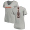 Women's Travis Homer Backer V-Neck T-Shirt - Ash