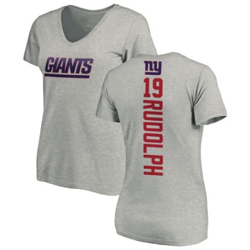 Women's Travis Rudolph Backer V-Neck T-Shirt - Ash