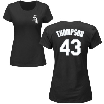 Women's Trayce Thompson Name & Number T-Shirt - Black