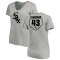 Women's Trayce Thompson RBI Slim Fit V-Neck T-Shirt - Heathered Gray