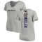 Women's Trayvon Mullen Backer V-Neck T-Shirt - Ash
