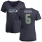 Women's Tre Brown Name & Number Slim Fit T-Shirt - Navy