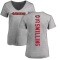 Women's Tre Swilling Backer V-Neck T-Shirt - Ash