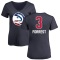 Women's Trent Forrest Name and Number Banner Wave V-Neck T-Shirt - Navy