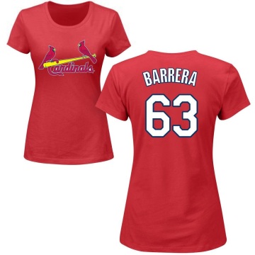 Women's Tres Barrera Name & Number T-Shirt - Red