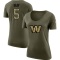 Women's Tress Way Legend Salute to Service Scoop Neck T-Shirt - Olive