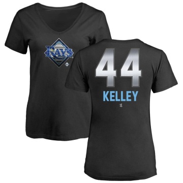 Women's Trevor Kelley Midnight Mascot V-Neck T-Shirt - Black