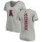Women's Trey Cabbage Backer Slim Fit T-Shirt - Ash