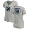 Women's Trey Wingenter RBI Slim Fit V-Neck T-Shirt - Heathered Gray
