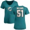Women's Trill Williams Name & Number Slim Fit T-Shirt - Aqua