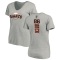 Women's Tristan Beck Backer Slim Fit T-Shirt - Ash