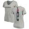 Women's Tristin McCollum Backer V-Neck T-Shirt - Ash