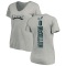 Women's Tristin McCollum Backer V-Neck T-Shirt - Ash