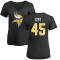 Women's Troy Dye Name & Number Slim Fit T-Shirt - Black