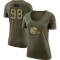 Women's Trysten Hill Legend Salute to Service Scoop Neck T-Shirt - Olive