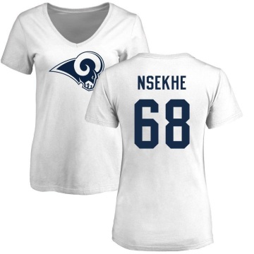 Women's Ty Nsekhe Name & Number Slim Fit T-Shirt - White