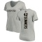 Women's Ty Summers Backer V-Neck T-Shirt - Ash