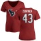 Women's Ty Zentner Name & Number Slim Fit T-Shirt - Red