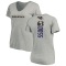 Women's Tykeem Doss Backer V-Neck T-Shirt - Ash
