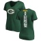 Women's Tyler Goodson Backer Slim Fit T-Shirt - Green