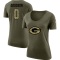 Women's Tyler Goodson Legend Salute to Service Scoop Neck T-Shirt - Olive