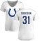 Women's Tyler Goodson Name & Number Slim Fit T-Shirt - White