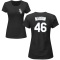 Women's Tyler Naquin Name & Number T-Shirt - Black