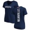 Women's Tyquan Thornton Backer Slim Fit T-Shirt - Navy