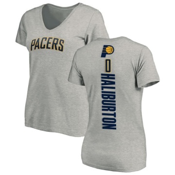 Women's Tyrese Haliburton Backer T-Shirt - Ash