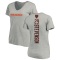 Women's Tyrique Stevenson Backer V-Neck T-Shirt - Ash
