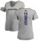 Women's Tyus Bowser Backer V-Neck T-Shirt - Ash