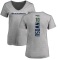 Women's Uchenna Nwosu Backer V-Neck T-Shirt - Ash