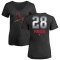 Women's Vada Pinson Midnight Mascot V-Neck T-Shirt - Black