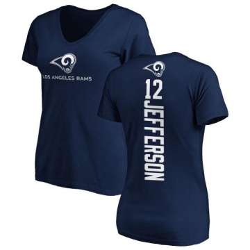 Women's Van Jefferson Backer Slim Fit T-Shirt - Navy