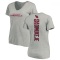 Women's Victor Dimukeje Backer V-Neck T-Shirt - Ash