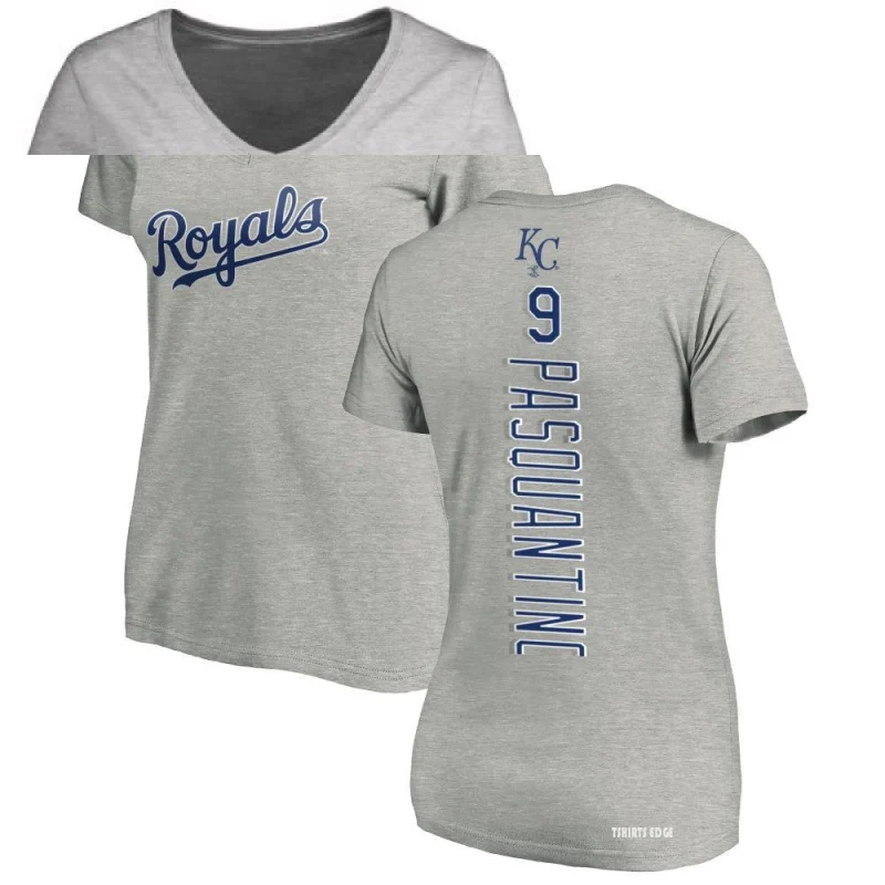 Women's Vinnie Pasquantino Backer Slim Fit T-Shirt - Ash - Tshirtsedge