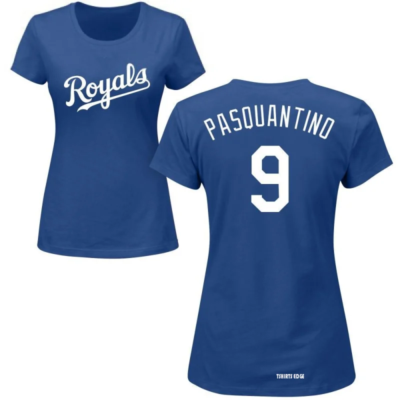 Women's Vinnie Pasquantino Name & Number T-Shirt - Royal - Tshirtsedge