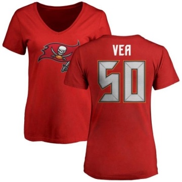 Women's Vita Vea Name & Number Slim Fit T-Shirt - Red