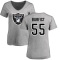 Women's Vontaze Burfict Name & Number Slim Fit T-Shirt - Ash