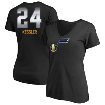 Women's Walker Kessler Midnight Mascot T-Shirt - Black