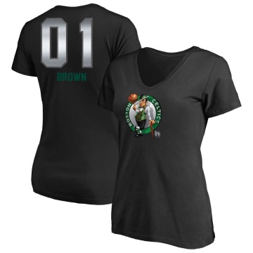 Women's Walter Brown Midnight Mascot T-Shirt - Black
