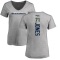 Women's Walter Jones Backer V-Neck T-Shirt - Ash