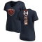 Women's Walter Payton Backer Slim Fit T-Shirt - Navy