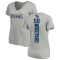 Women's Wesley Woodyard Backer V-Neck T-Shirt - Ash