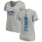 Women's Whit Merrifield Backer Slim Fit T-Shirt - Ash
