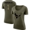 Women's Will Anderson Jr. Legend Salute to Service Scoop Neck T-Shirt - Olive