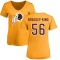 Women's Will Bradley-King Name & Number Slim Fit T-Shirt - Gold