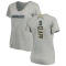Women's Will Clapp Name & Number Slim Fit V-Neck T-ShirtHeather - Gray