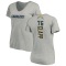 Women's Will Clapp Name & Number Slim Fit V-Neck T-ShirtHeather - Gray