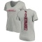 Women's Will Hernandez Backer V-Neck T-Shirt - Ash